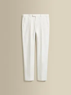 Cotton Single Pleat Chinos