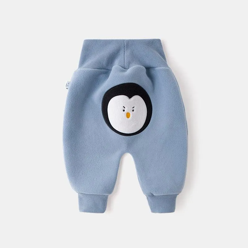 CozyWinter Baby Fleece Pants – High-Waist Warm Bottoms for Kids