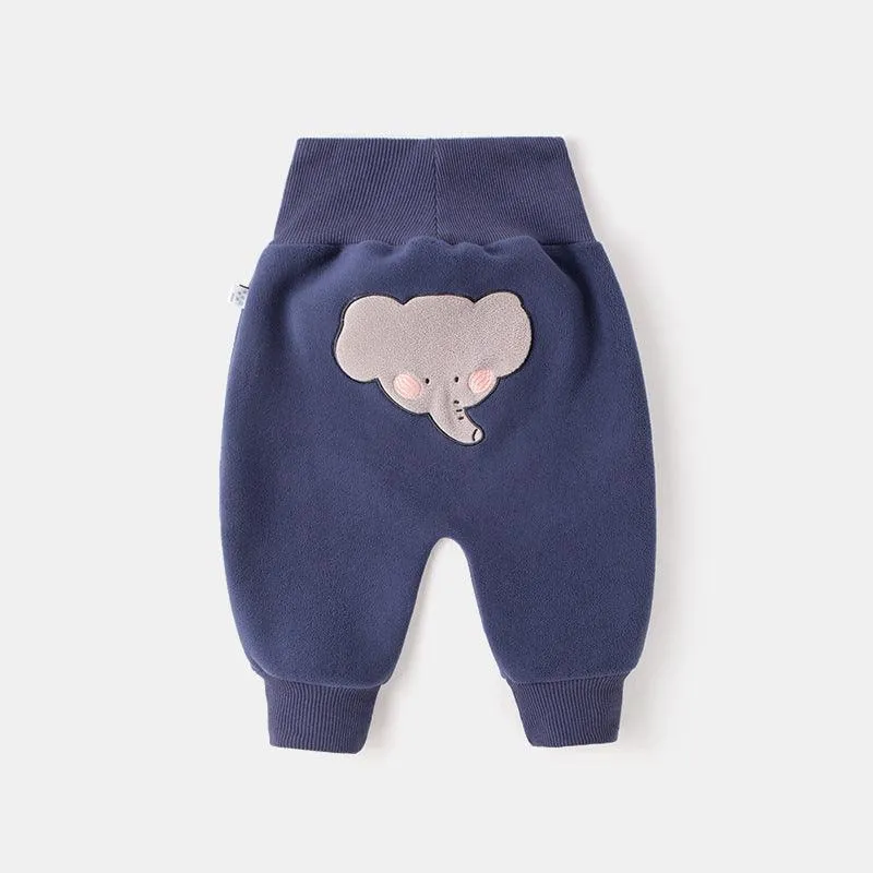 CozyWinter Baby Fleece Pants – High-Waist Warm Bottoms for Kids