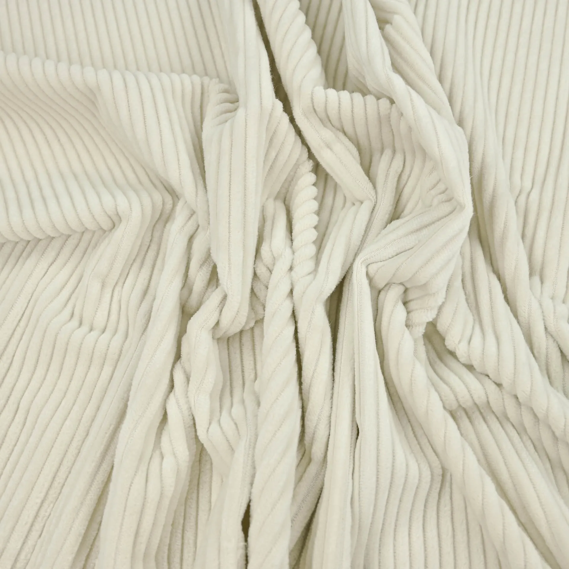 Cream Corduroy Fabric 4092