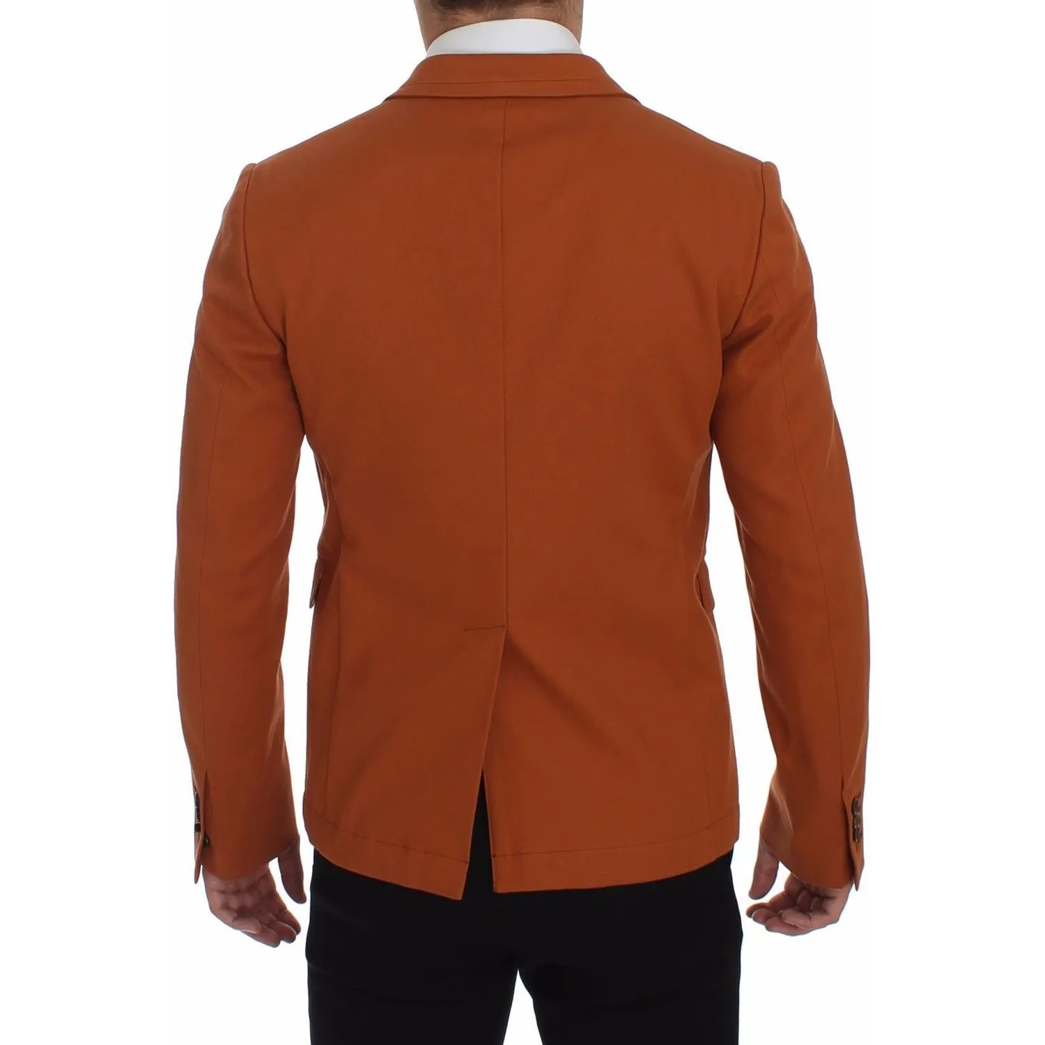 Dolce & Gabbana Elegant Orange Casual Cotton Blend Blazer