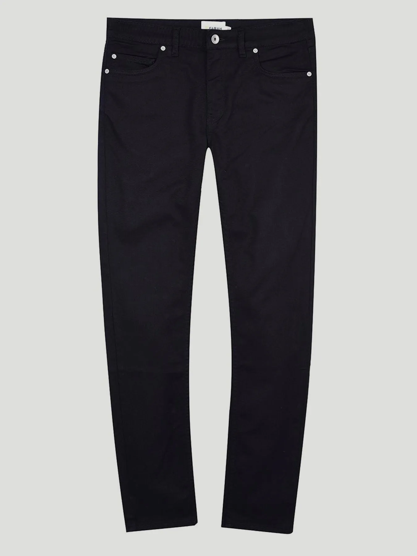 Drake Skinny Fit Twill Chinos In Black