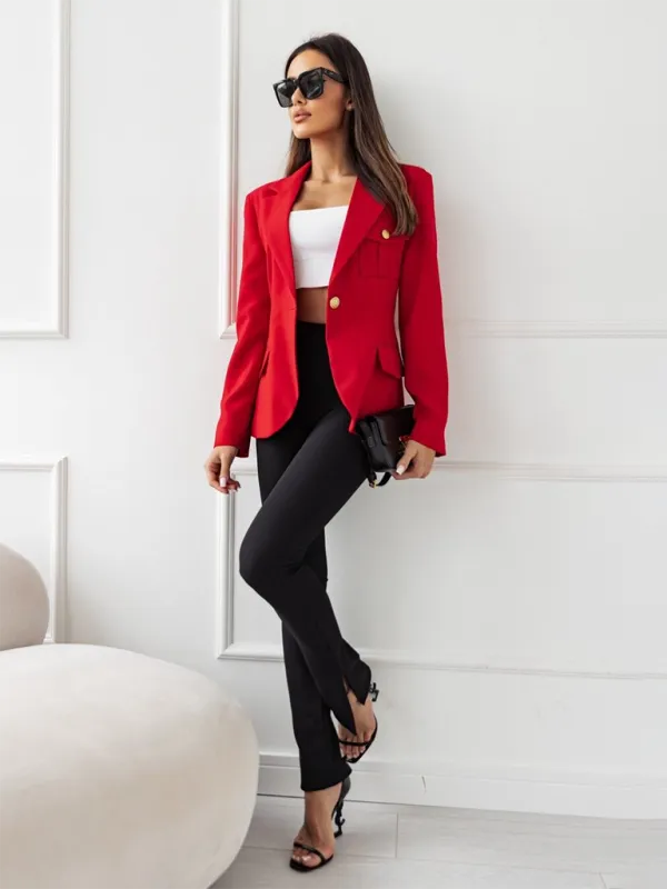 Elegant Tailored Business Blazer