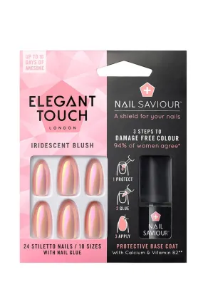 Elegant Touch - Nail Saviour  - Iridescent Blush