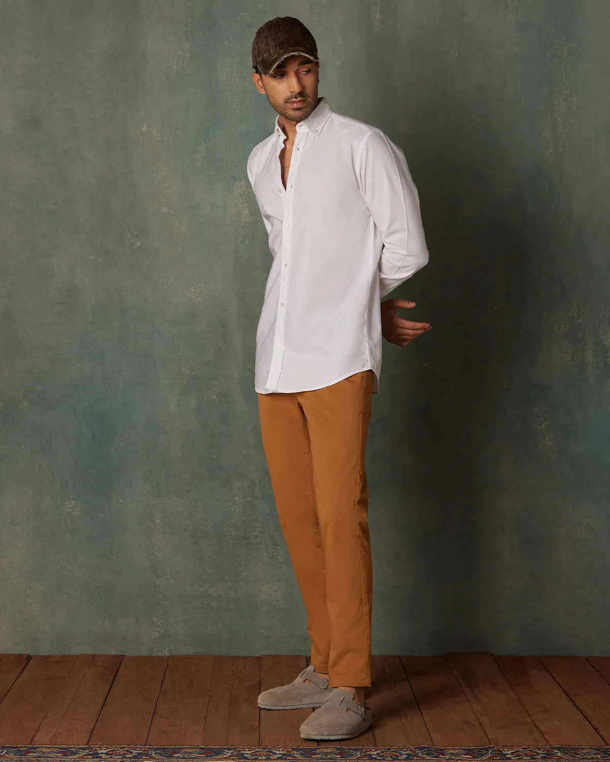 Elevate Everyday Stretch Chinos - Ochre