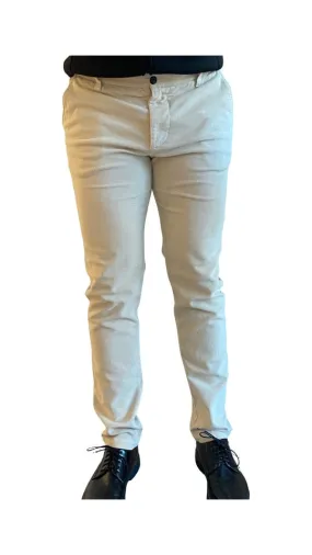 ELEVENTY Winter White Cord Pant