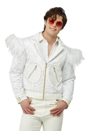 Elton John White Feather Jacket