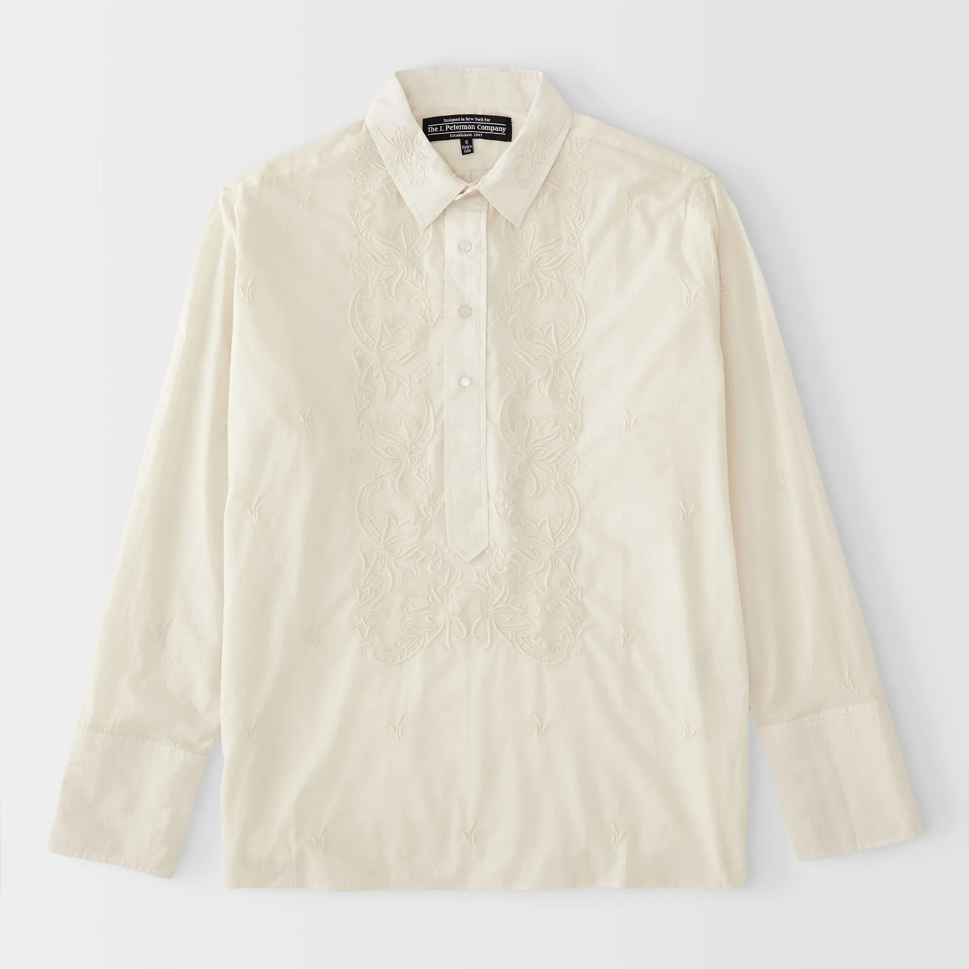 Embroidered Western Popover