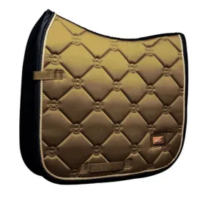 Equestrian Stockholm Dressage Saddle Pad Golden Brass COB