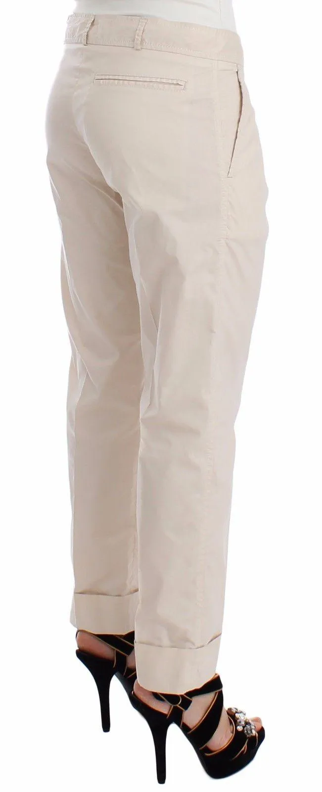 Ermanno Scervino Beige Chinos Casual Dress Pants Khakis