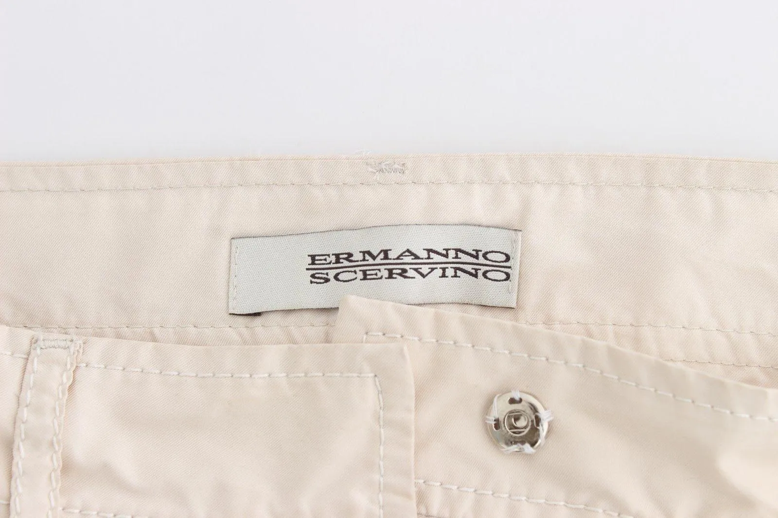 Ermanno Scervino Beige Chinos Casual Dress Pants Khakis