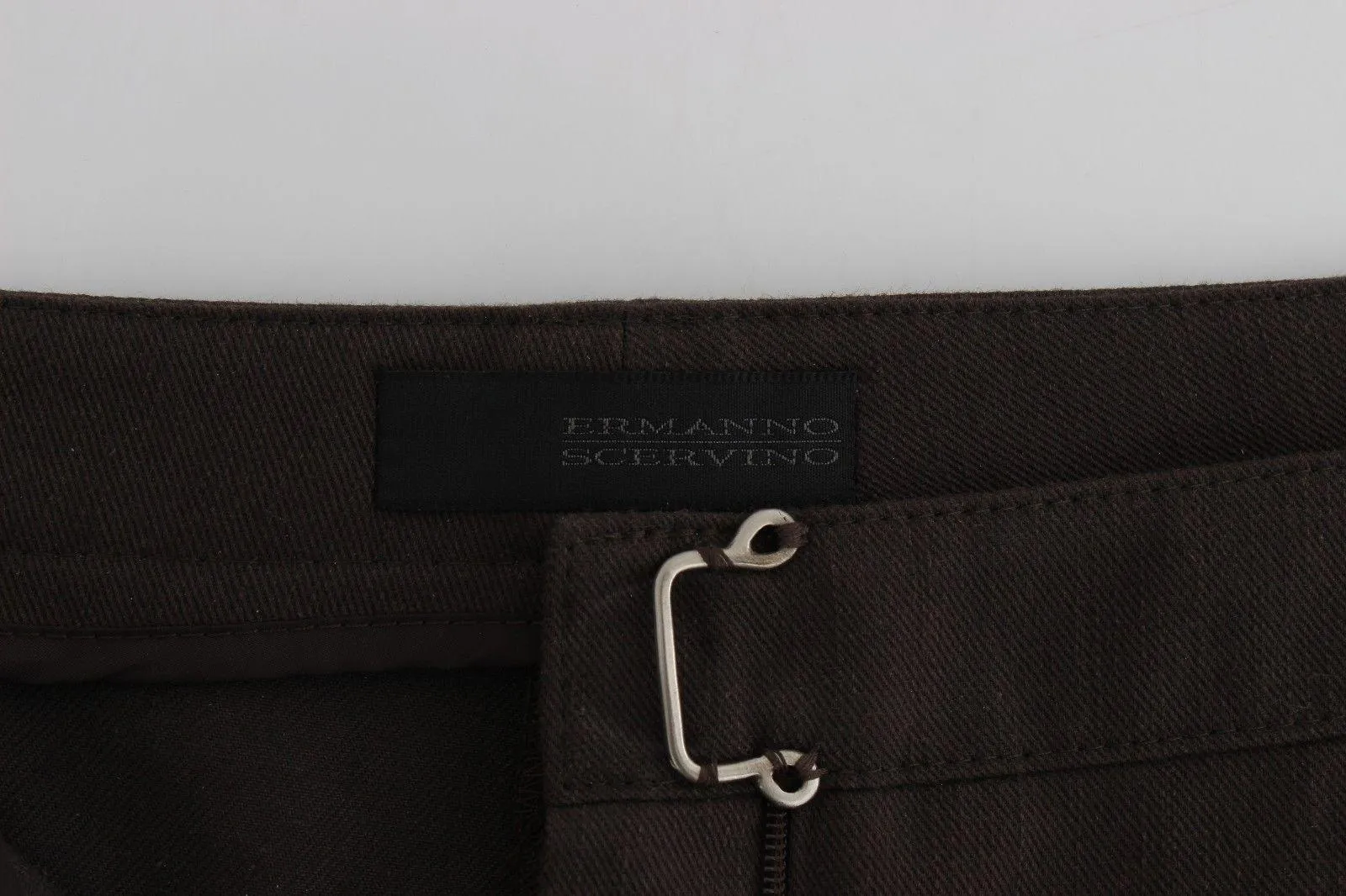 Ermanno Scervino Brown Chinos Casual Dress Pants Khakis