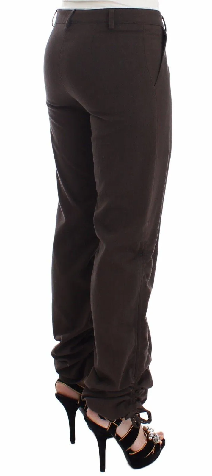 Ermanno Scervino Brown Chinos Casual Dress Pants Khakis