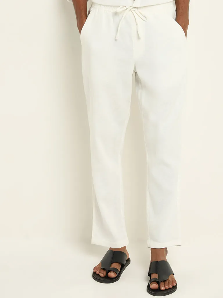 ETA Off-White Relaxed-Fit Mid-Rise Cotton Chinos