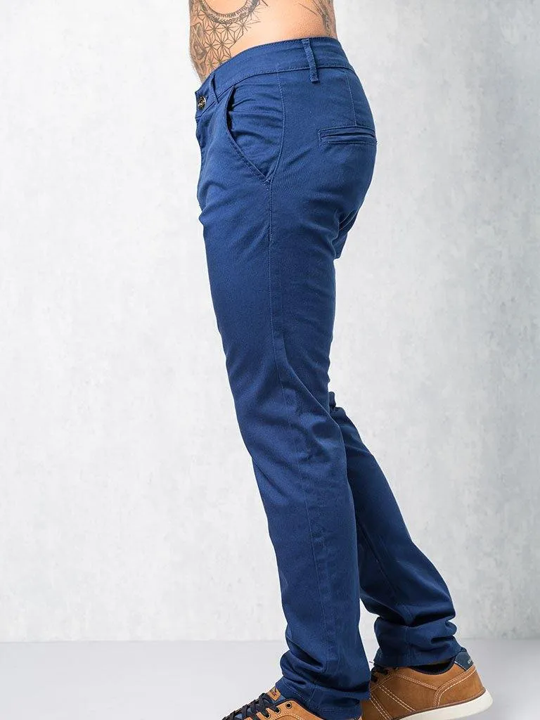 EZ348 Blue Chinos