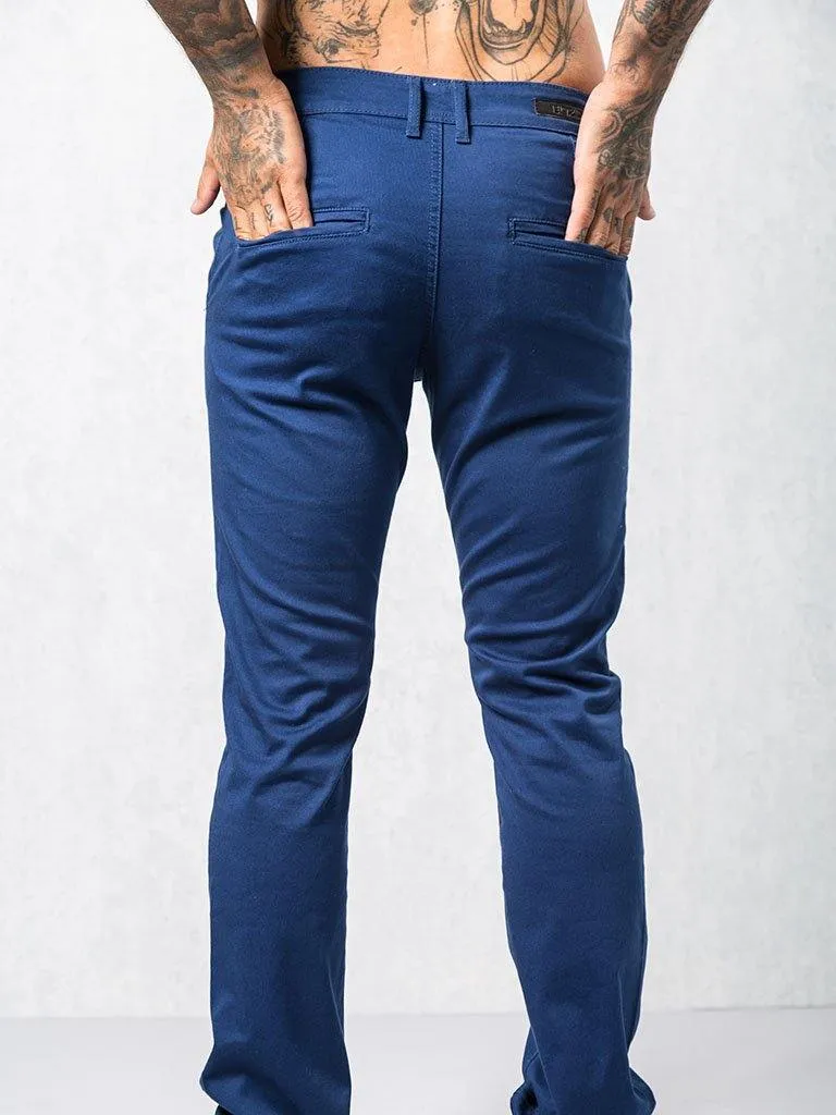 EZ348 Blue Chinos