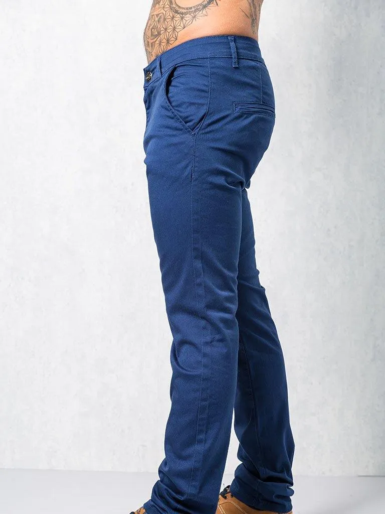 EZ348 Blue Chinos