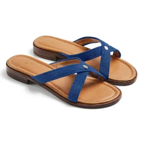 Fairfax & Favor Holkham Ladies Sandal - Porto Blue