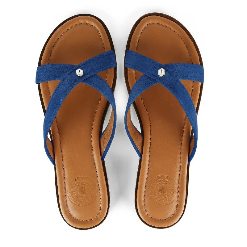 Fairfax & Favor Holkham Ladies Sandal - Porto Blue