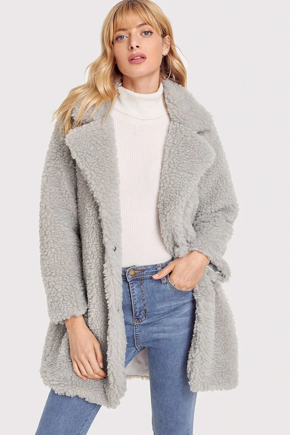 Faux Fur Soft Teddy Bear Coat