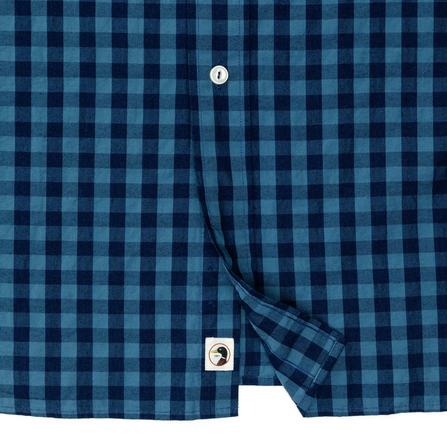 Felton Plaid Indigo Sport Shirt