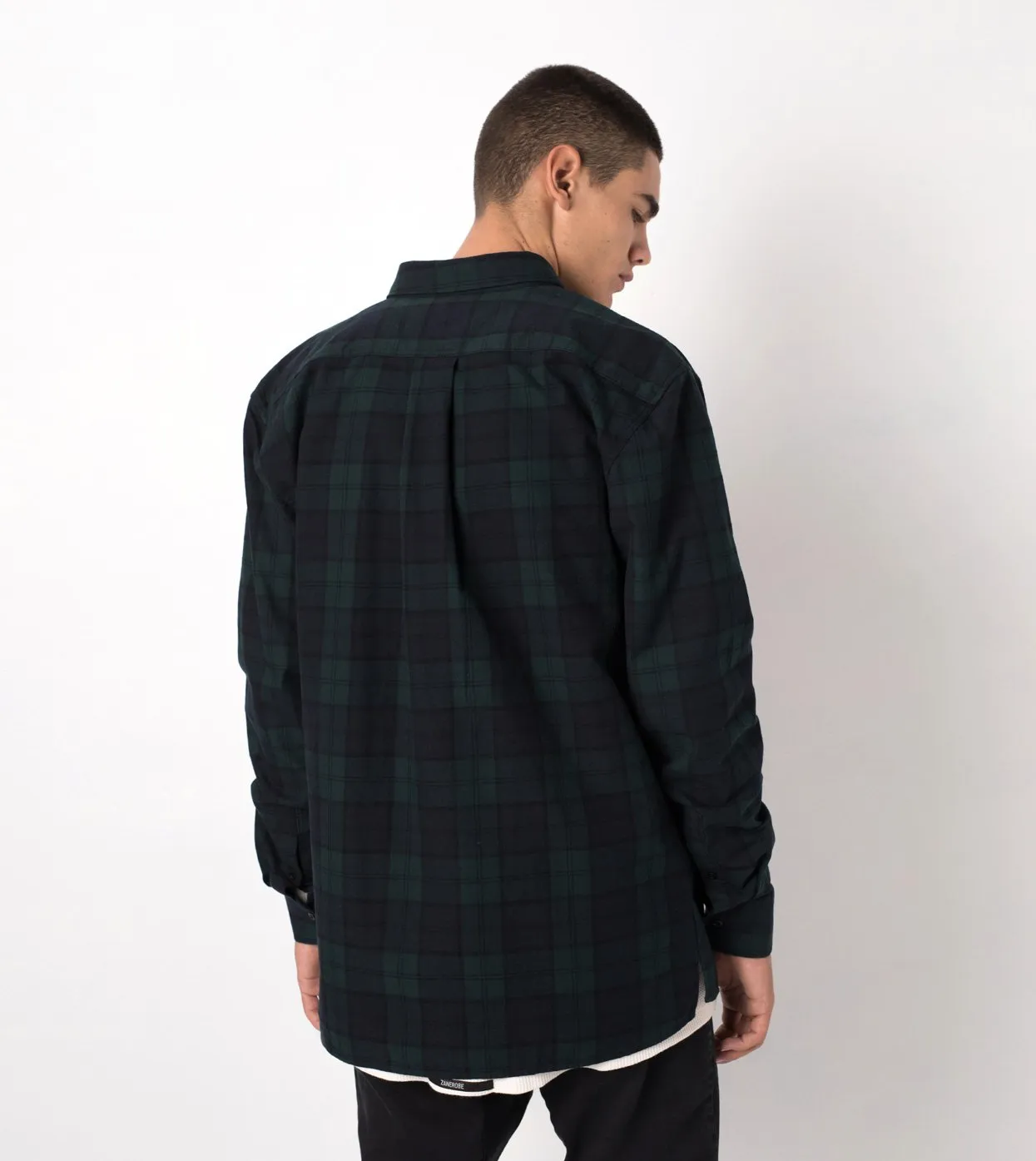 Flannel LS Shirt Ink/Forest - Sale