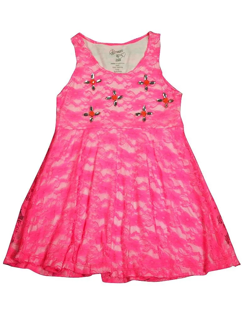 Flowers by Zoe - Little Girls Sleeveless Dress - 18 Styles and Colors Available