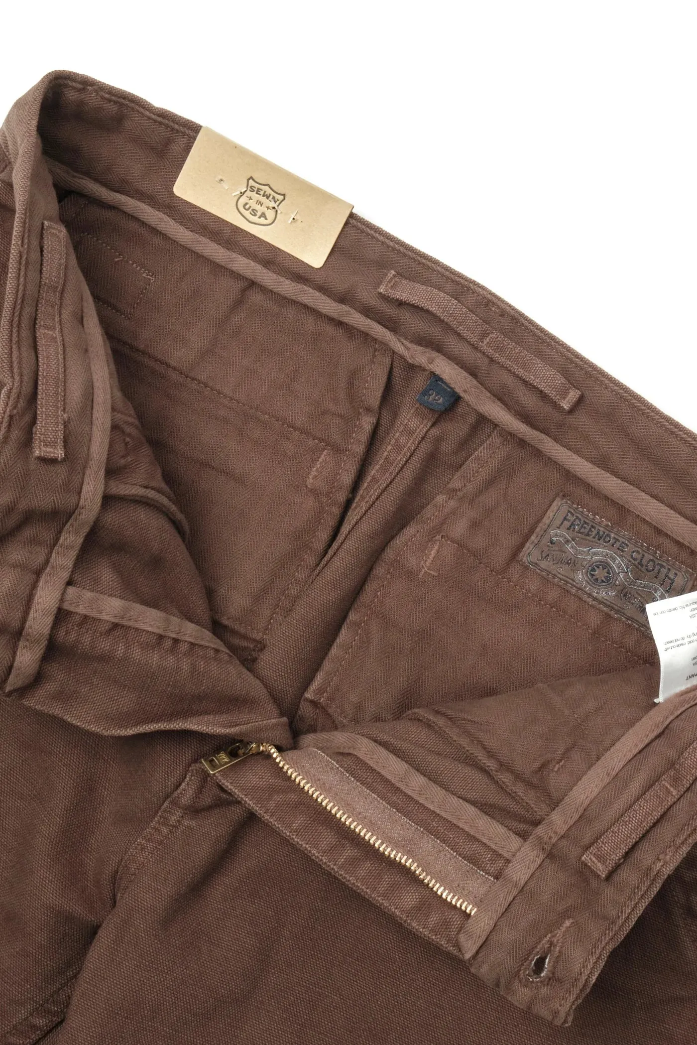 Freenote Cloth - Workers Chino Slim Fit 14oz Slub Bark