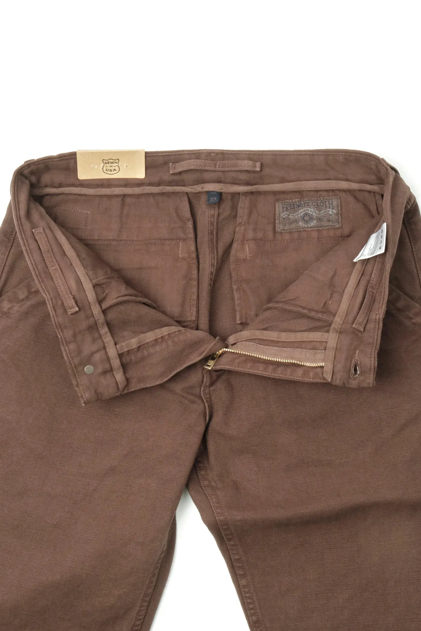 Freenote Cloth - Workers Chino Slim Fit 14oz Slub Bark