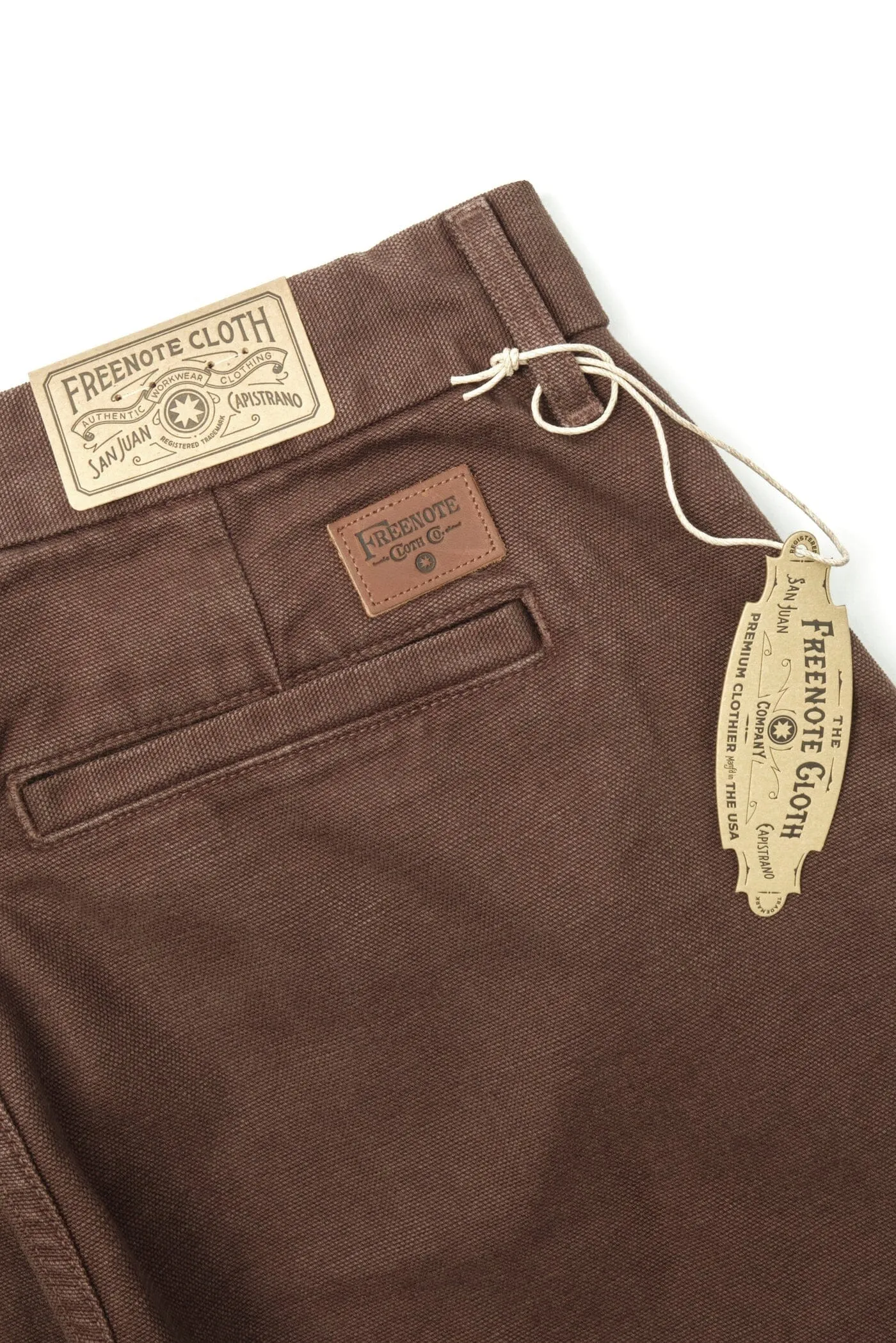 Freenote Cloth - Workers Chino Slim Fit 14oz Slub Bark