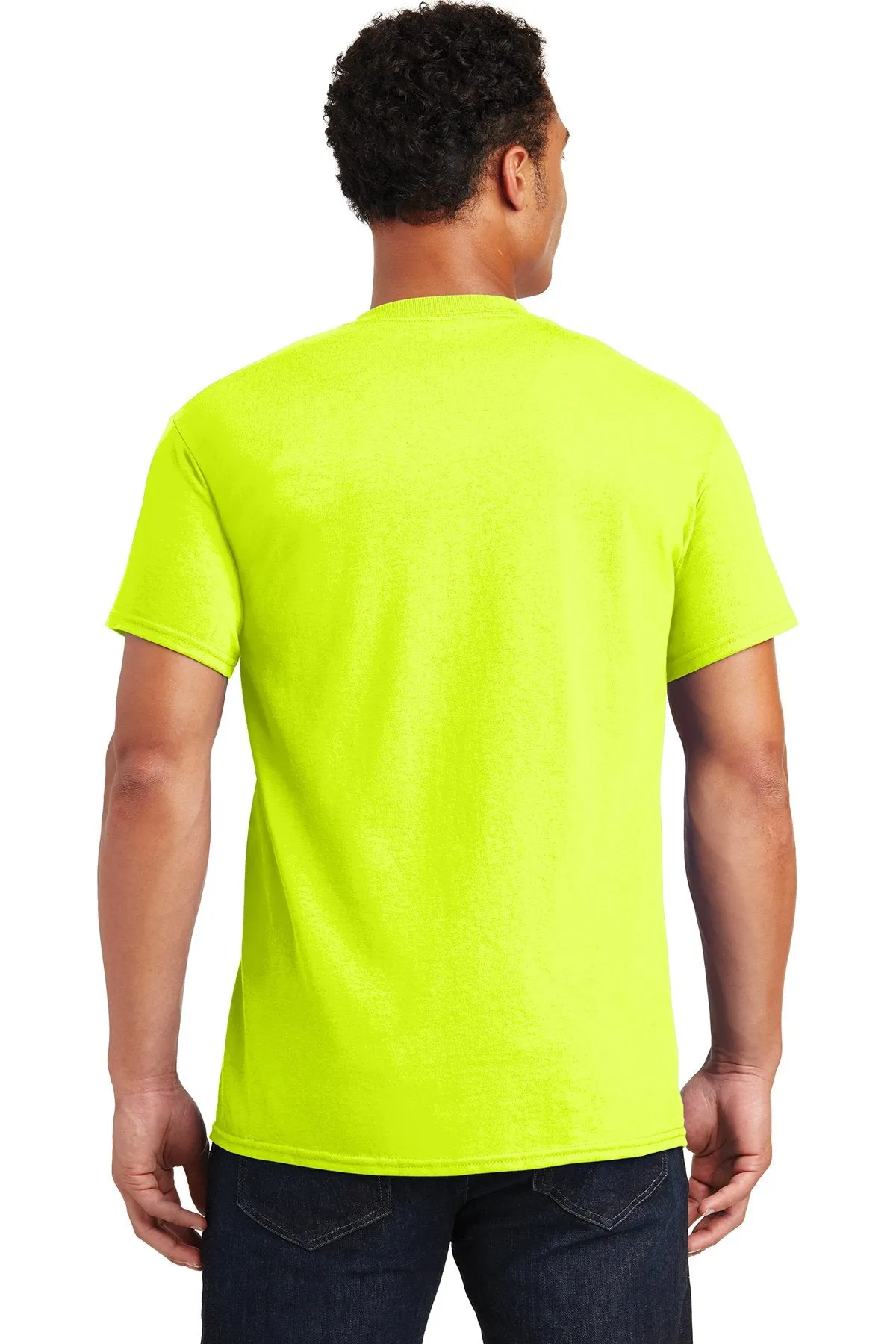 Gildan Ultra Cotton T Shirt Safety Green