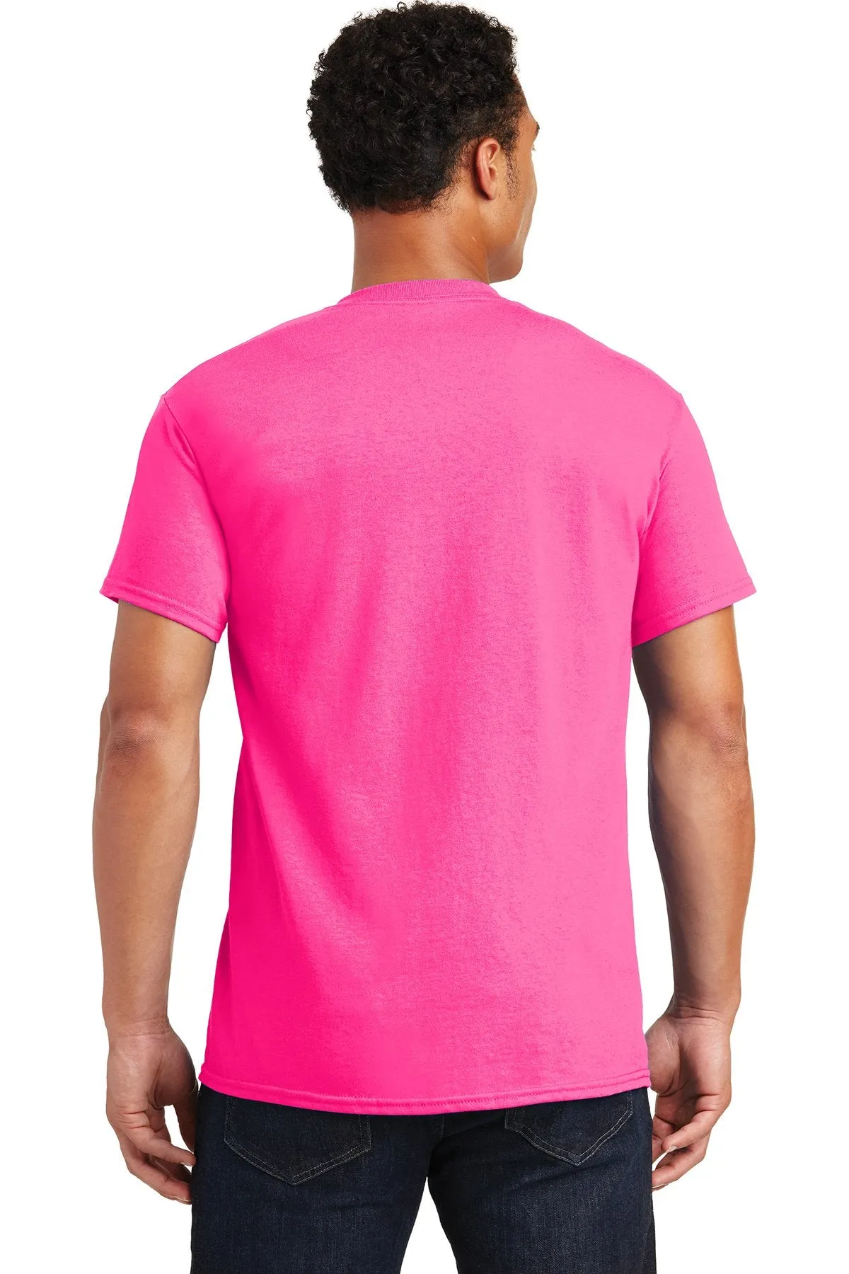 Gildan Ultra Cotton T Shirt Safety Pink