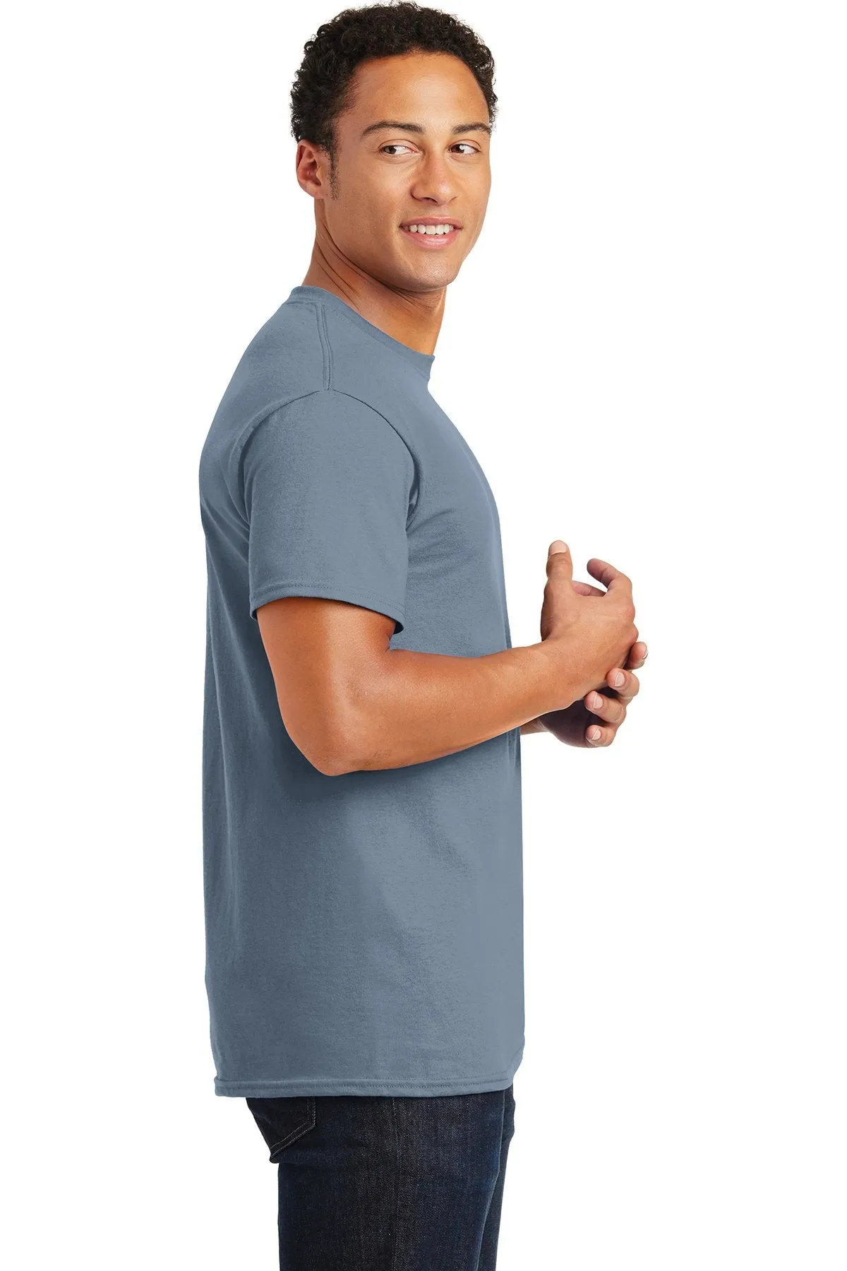 Gildan Ultra Cotton T Shirt Stone Blue