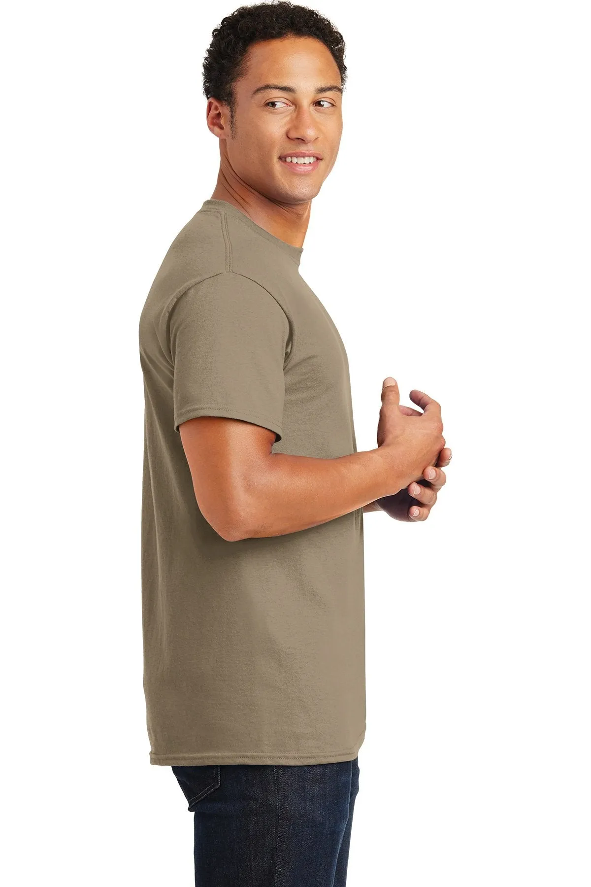 Gildan Ultra Cotton T Shirt Tan