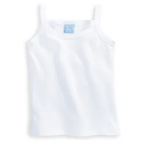 Girl's Pima Camisole -- White