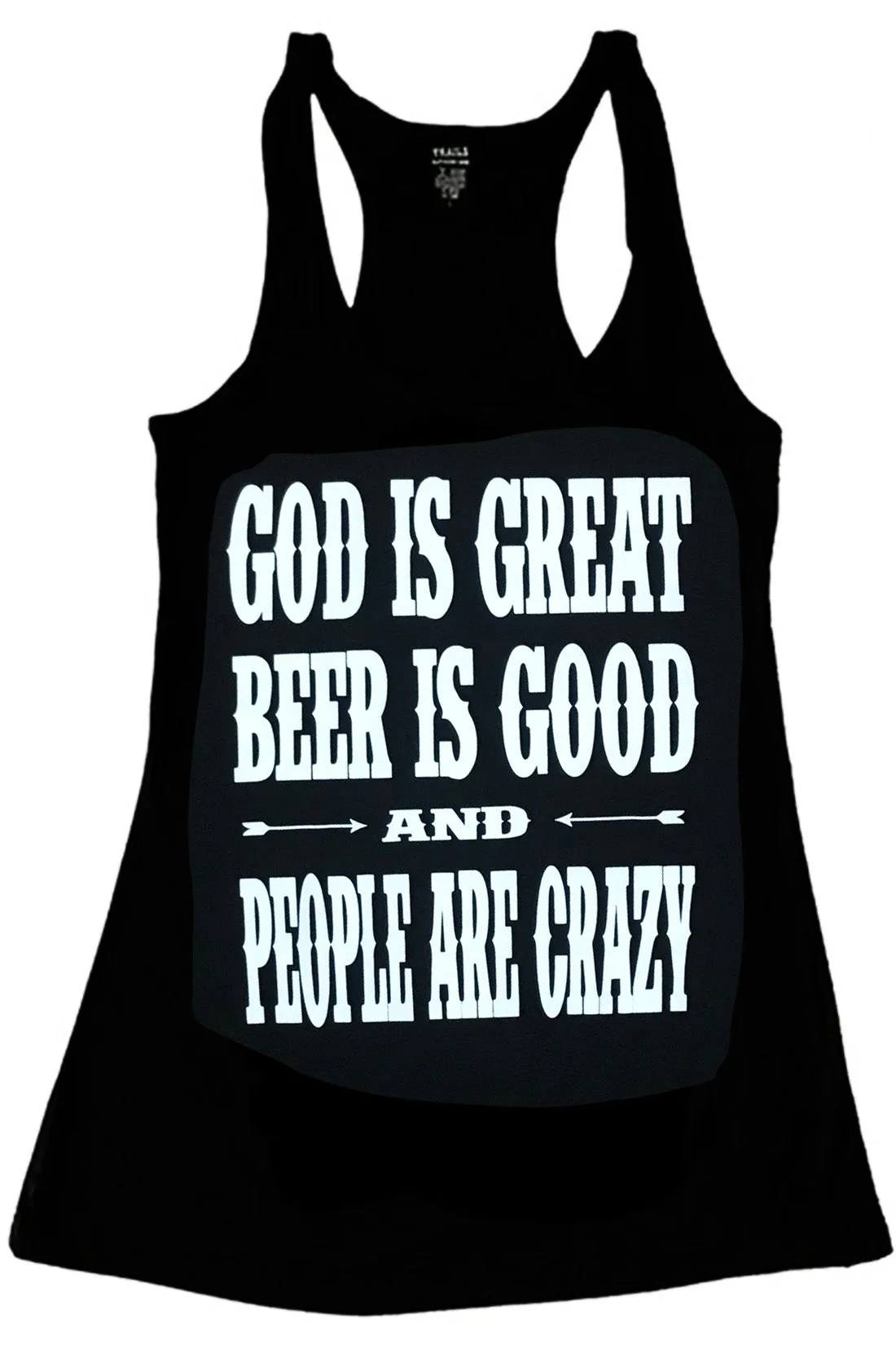 GOD IS GREAT BEER IS GOOD TANK TOP