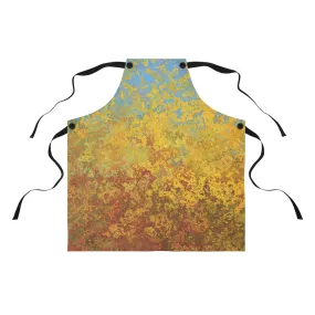 Gold and blue spots - Inovax Apron