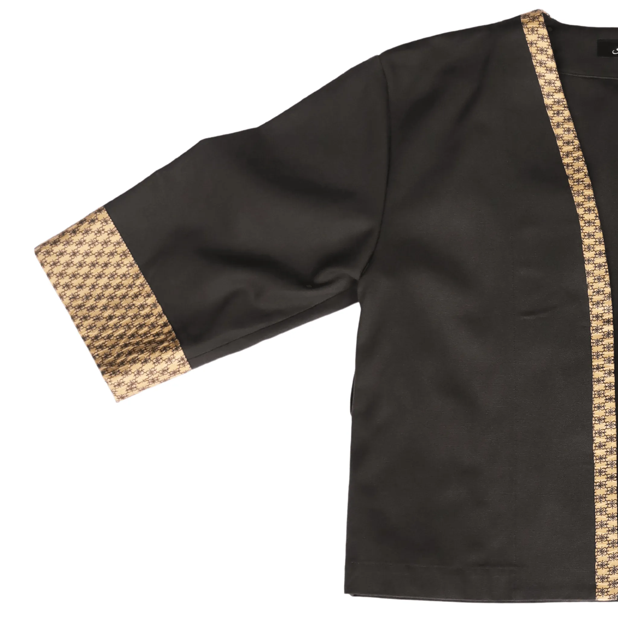 Gold Brown-Kimono Jacket