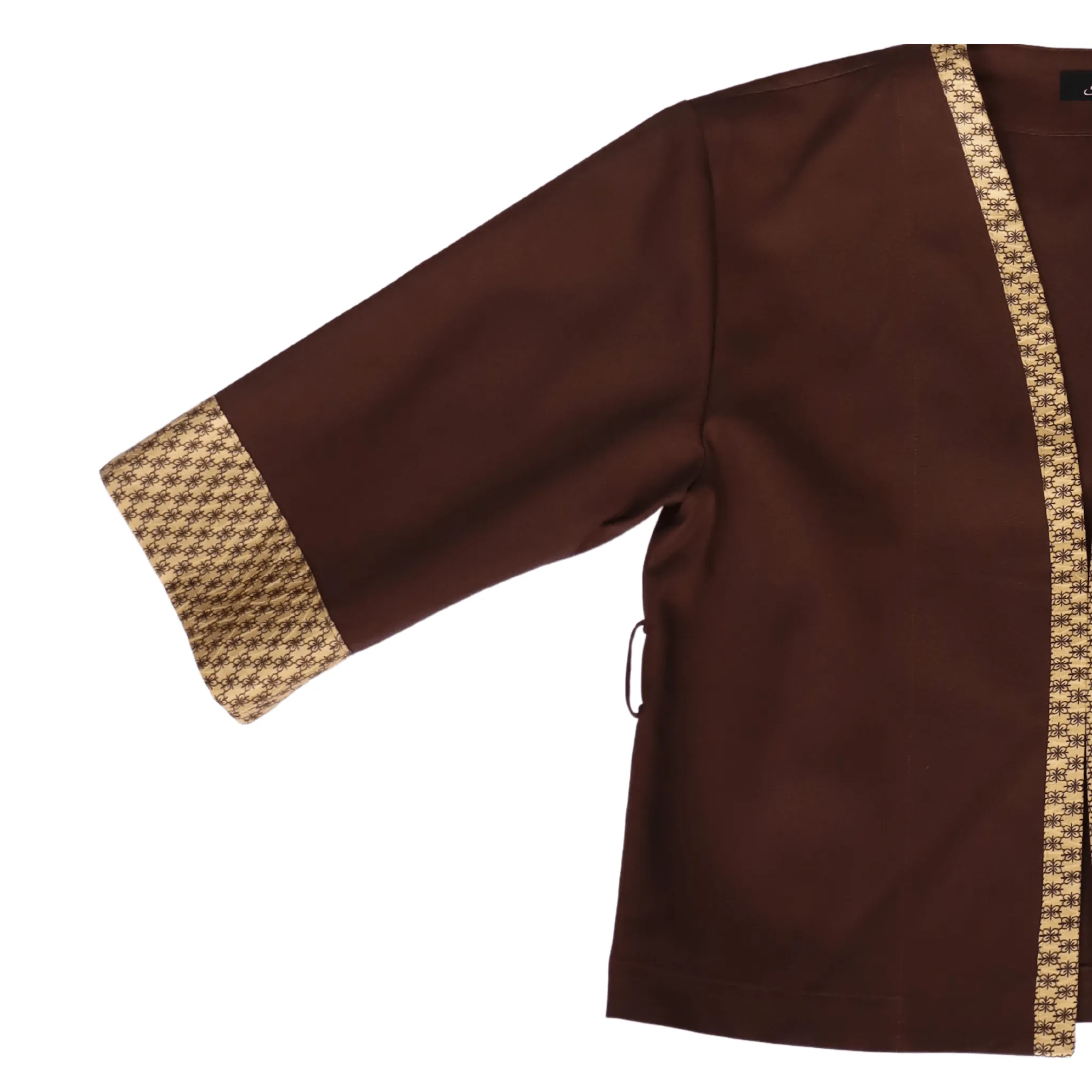 Gold Brown-Kimono Jacket(Brown)