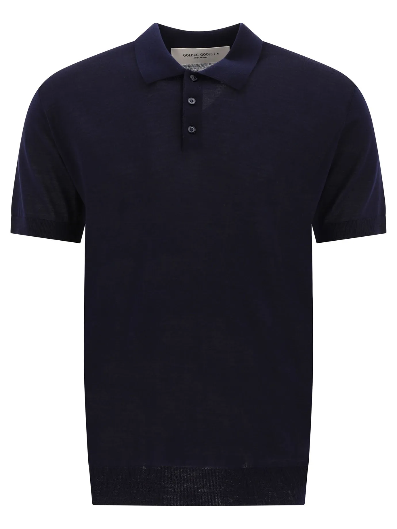 GOLDEN GOOSE Men's Classic Polo Shirt in Premium Fabric