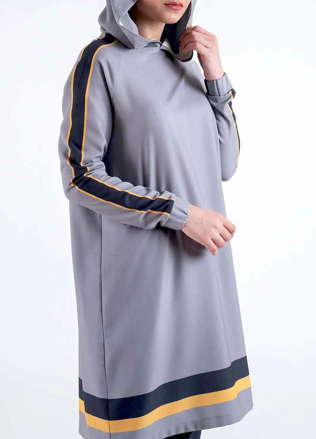 Grey HOODED Sport Suit