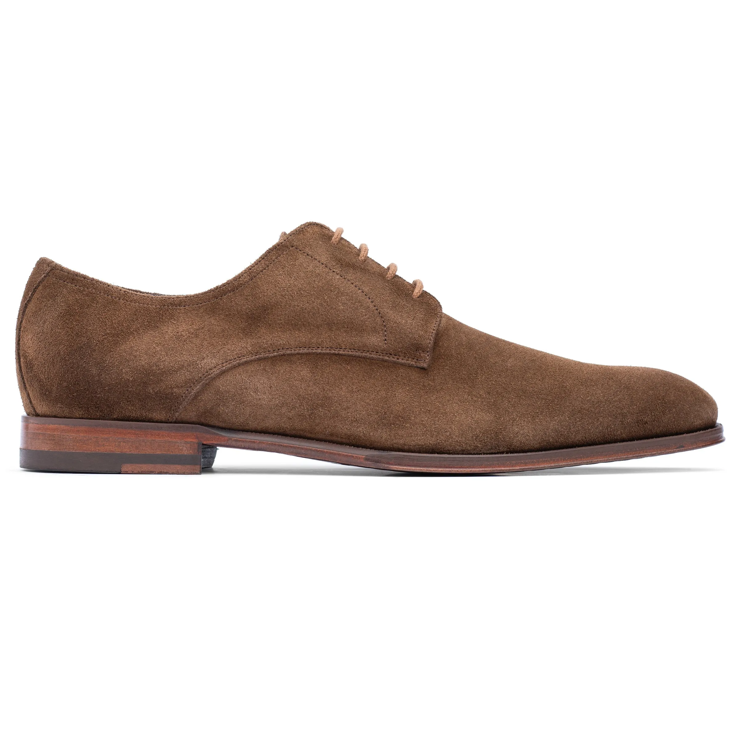 Gunn Mid Brown Suede Derby