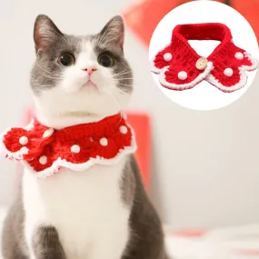 Handmade red collars