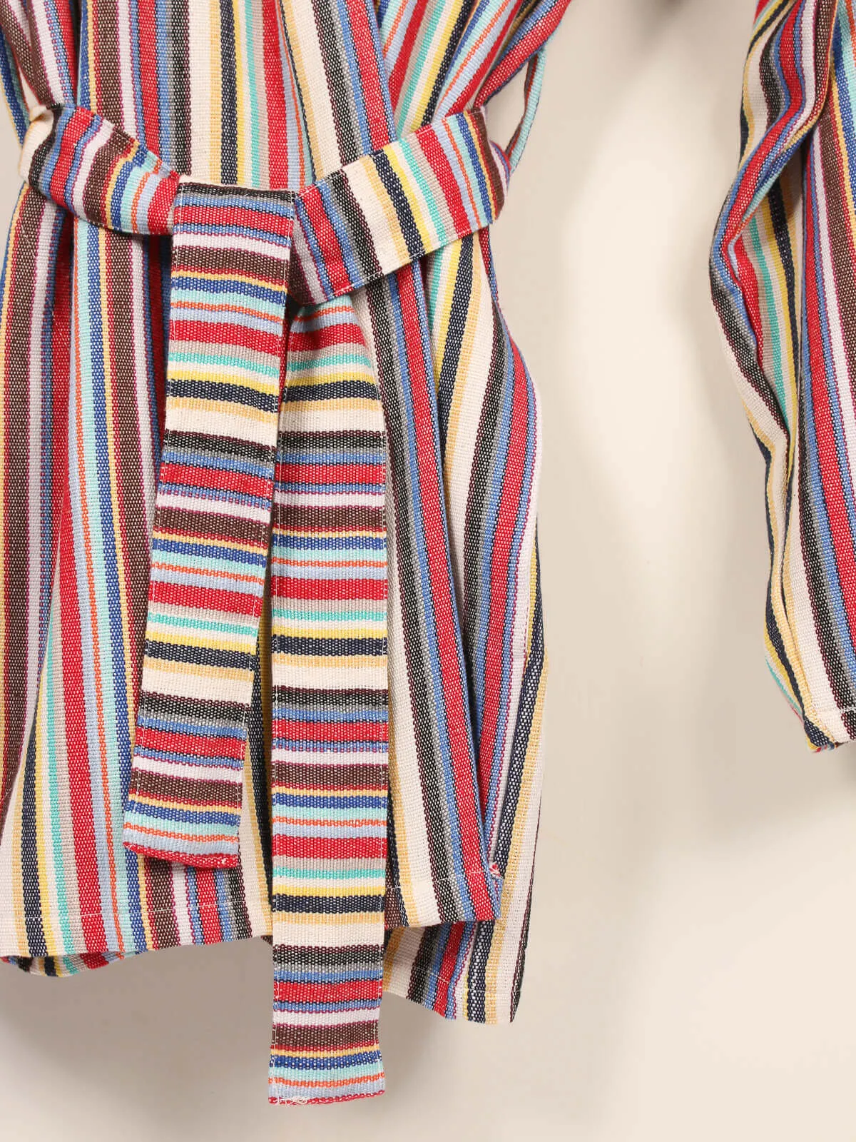 Handwoven Cotton Jacket, Rainbow