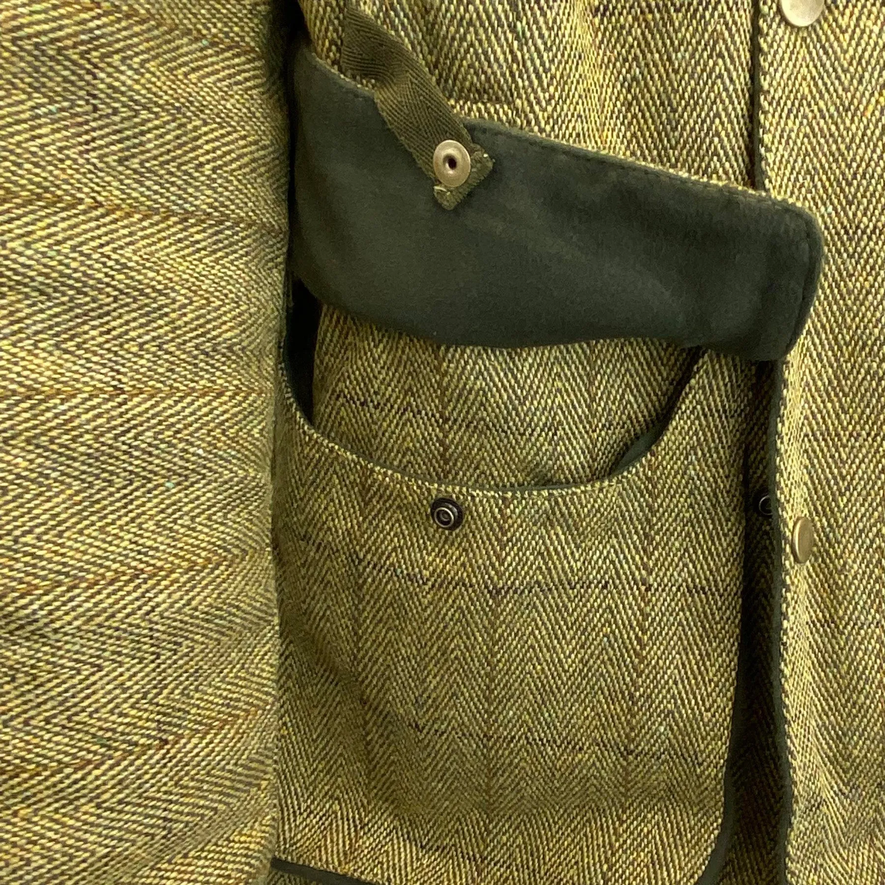 Hazy Blue Mens Derby Tweed Waterproof Jacket