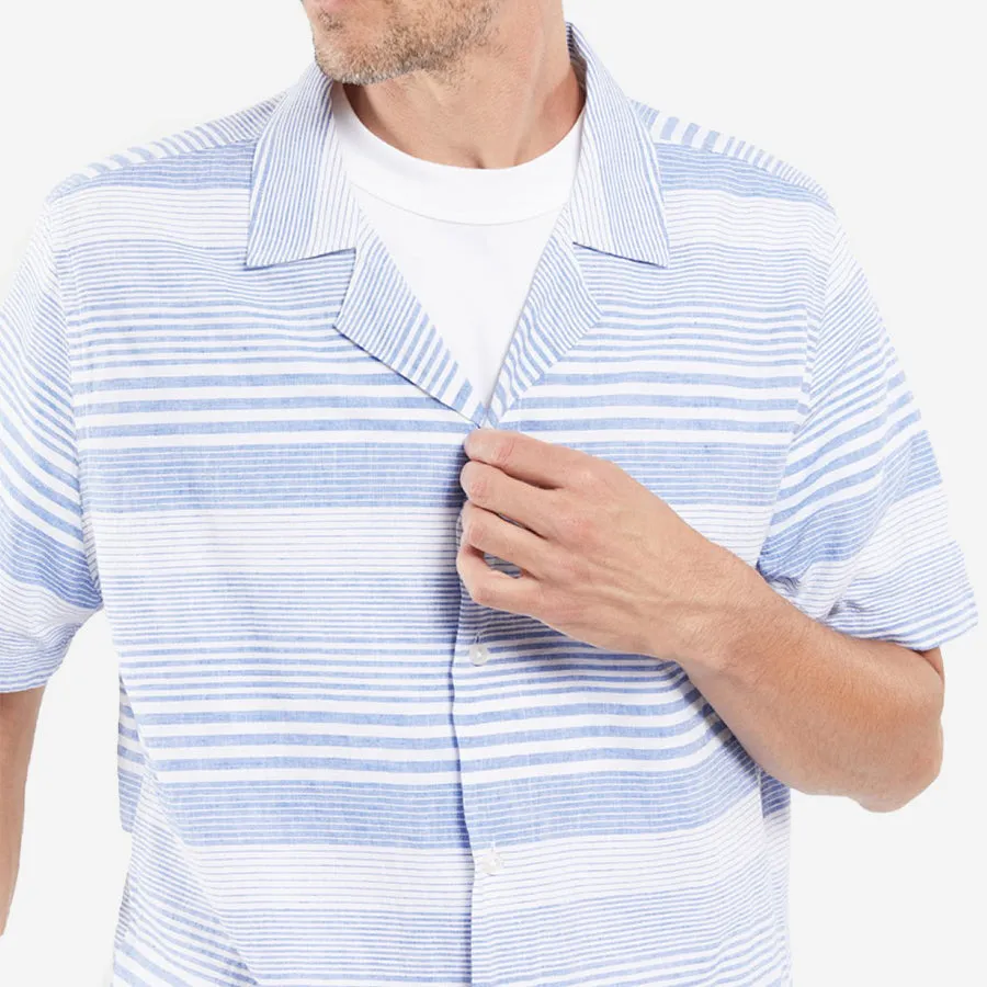 Heritage Multi-Stripe Vacation Shirt - Blue Stripe