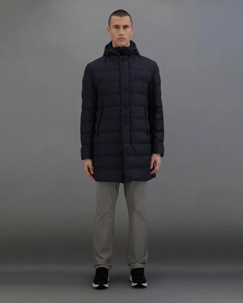 Herno LAMINAR Coat in GORE-TEX INFINIUM Windstopper - Navy