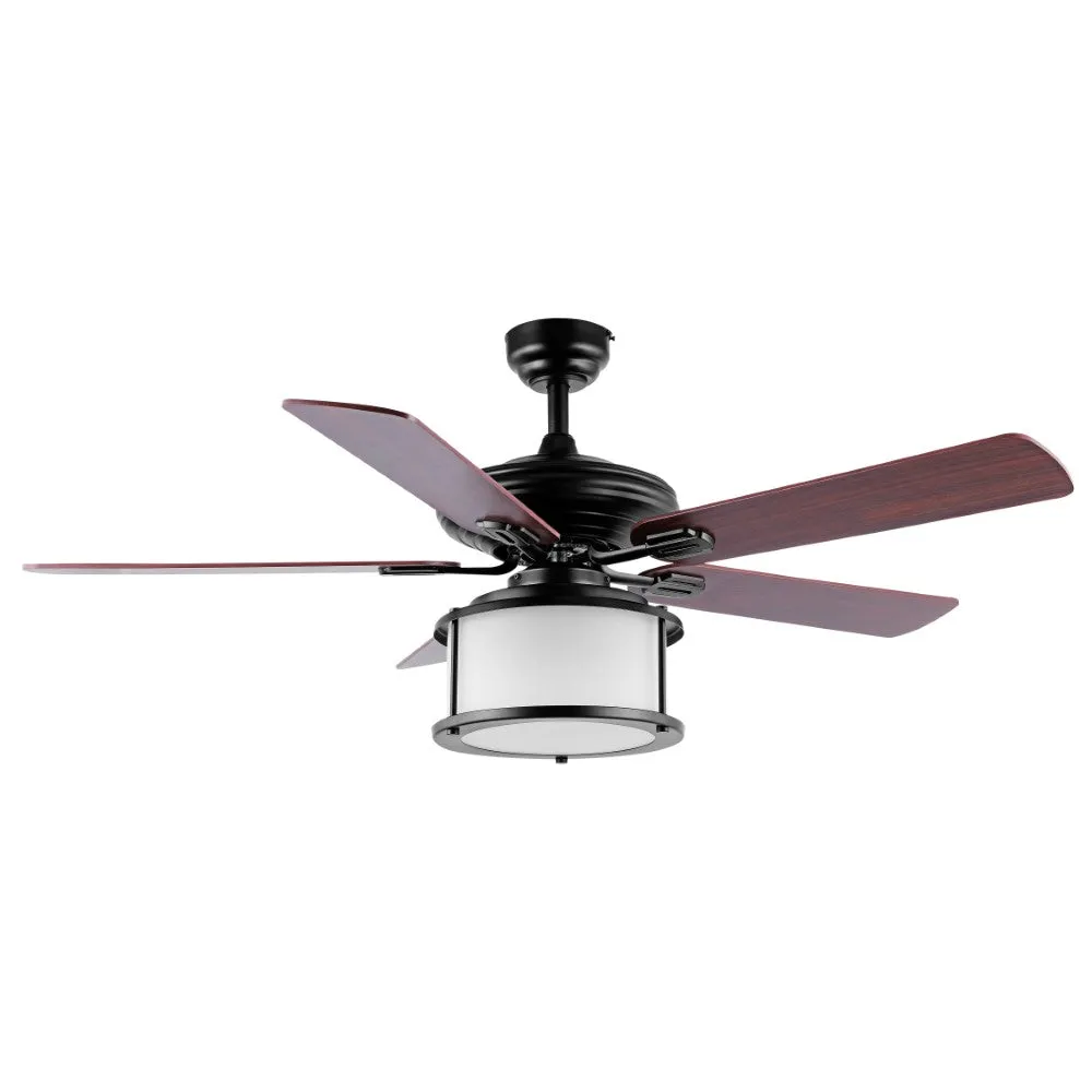 Holly 52" Bohemian Farmhouse Iron LED CEILING FAN