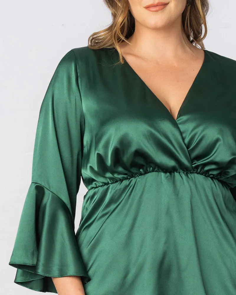 Honey Satin Bell Sleeve Top - Sale!