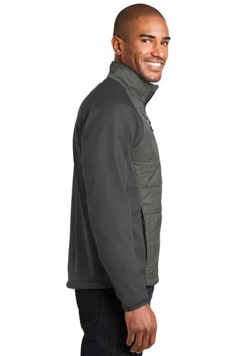 Hybrid Soft Shell/Quilted Back and Front Panel Jacket - Personalized